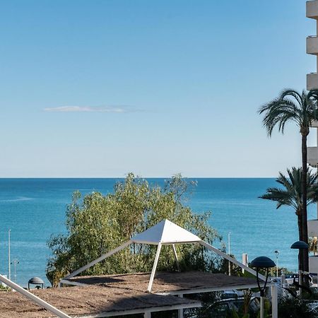 Seaview Beachfront Studio With Aqua Park & Balcony Benalmádena Eksteriør bilde